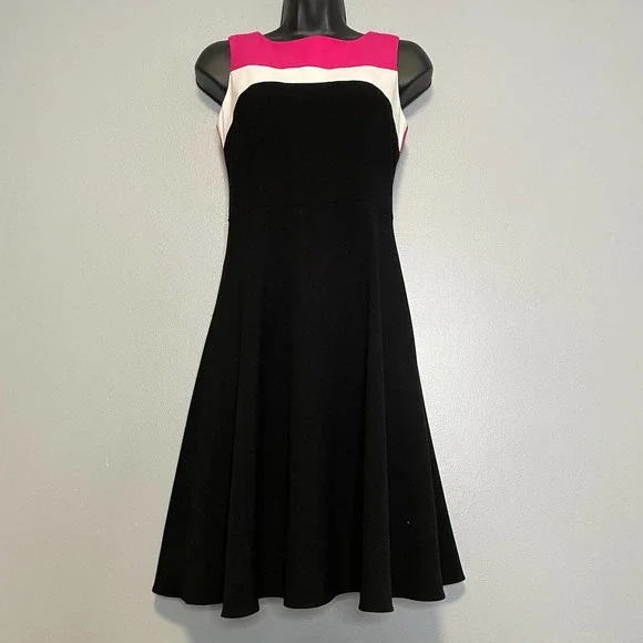 Calvin Klein | Dresses | Calvin Klein Black Pink White Fit And Flare Dress 2p Petite Work Cocktail | Poshmark Calvin Klein | Dresses | Calvin Klein Black Pink White Fit And Flare Dress 2p Petite Work Cocktail | Poshmark